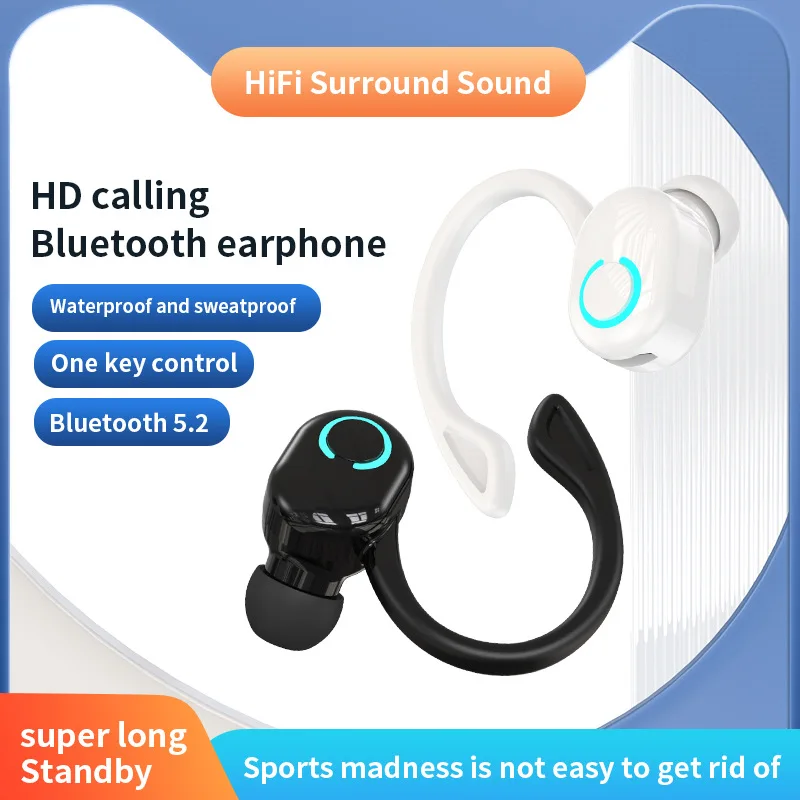 Mono Oído Auricular Bluetooth Inalámbrico En La Oreja Los Auriculares De Negocios Deportiva Auriculares De Bluetooth S10