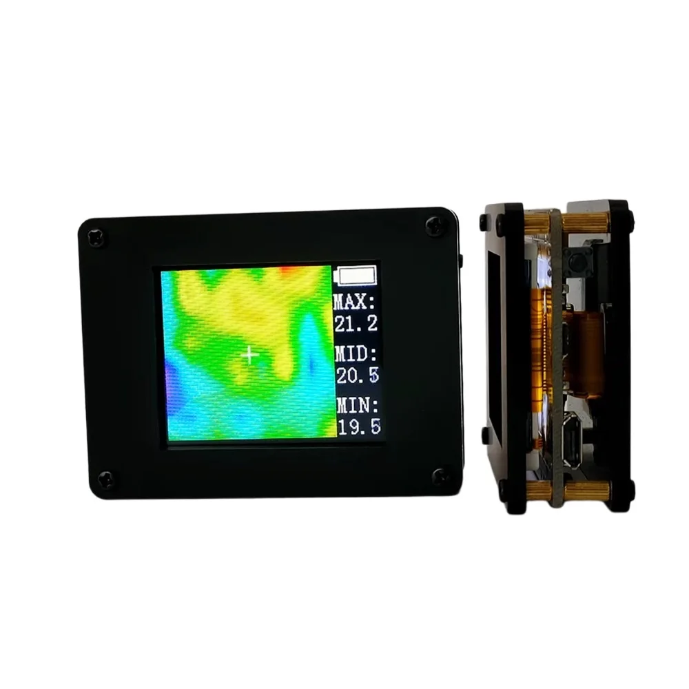 AMG8833 8x8 de Infrarrojos de la Cámara termográfica Sensor de Temperatura de 1,8 Pulgadas de Pantalla TFT de 7 M de Distancia de Detección