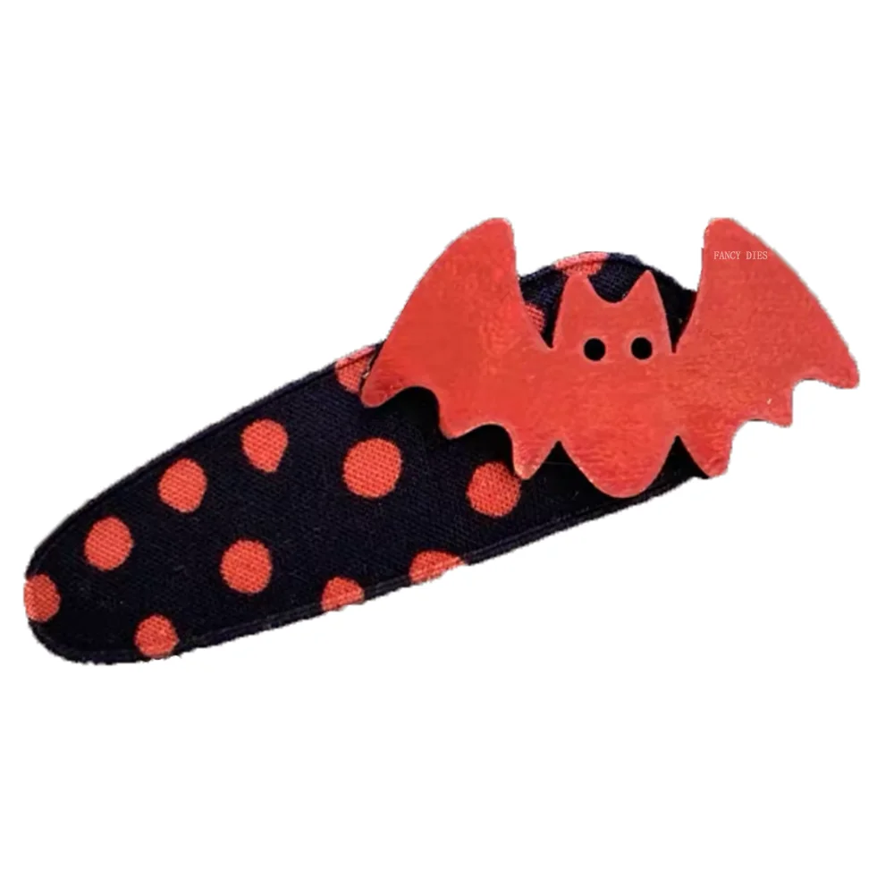 2021 Nueva fiesta de Halloween bat horquilla cortador de Corte Mueren Molde Diy Scrapbook Decoración de Madera Cuchillo de Molde Apto Para Fustelle