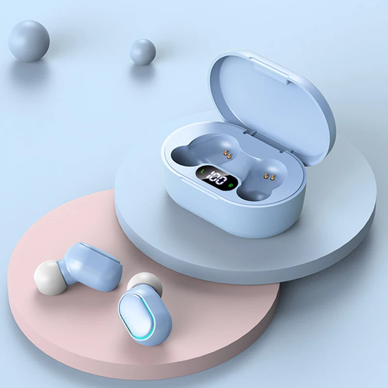 Bluetooth 5.0 Inalámbrica Inteligente de la Música de los Auriculares en el Oído de Deportes E7S TWS Llamada con manos libres Estéreo Auriculares