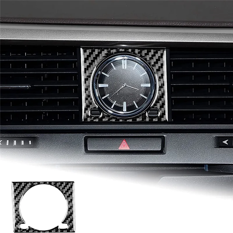 La Fibra de carbono en la Consola central Reloj de la Cubierta del Panel del Marco de Recorte de la etiqueta Engomada para el Lexus RX 2016 2017 2018 2019 Accesorios