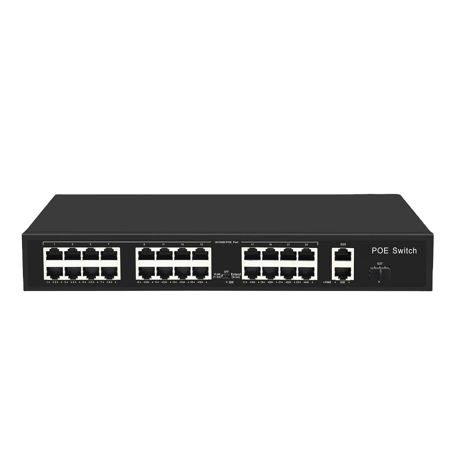 Switch PoE de 16 puertos a 10 100M PoE + 2 puertos Uplink Gigabit RJ45 + 1-puerto el 1000M de enlace Ascendente de SFP de Ethernet Switch
