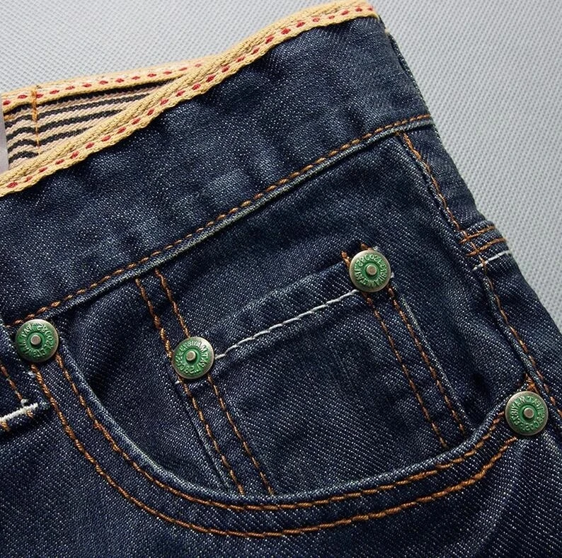 Spot Nuevo 2023 coreano Edición de los Hombres de los pantalones Vaqueros del Dril de algodón Pantalones de Pierna Recta Pantalones, Moda de la Ciudad de Pierna Recta Mediados de Cintura