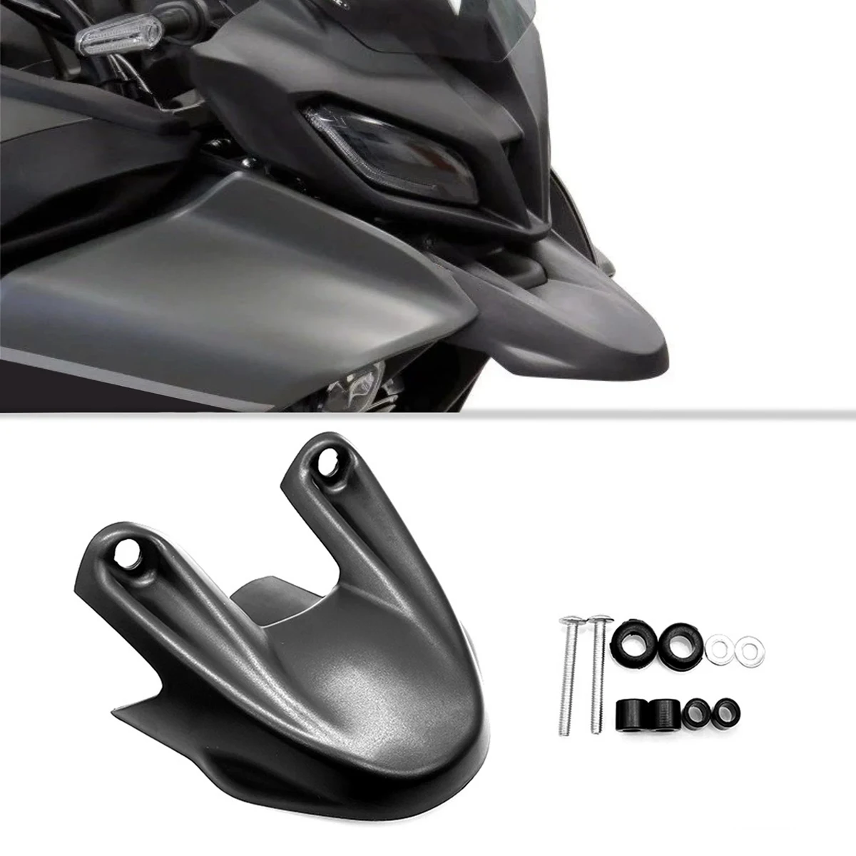 Para Yamaha Trazador 9 9GT Tracer9 GT 2021 2022 de la Motocicleta de la Rueda Delantera Guardabarros Nariz en forma de Pico de Extensión de la Chimenea
