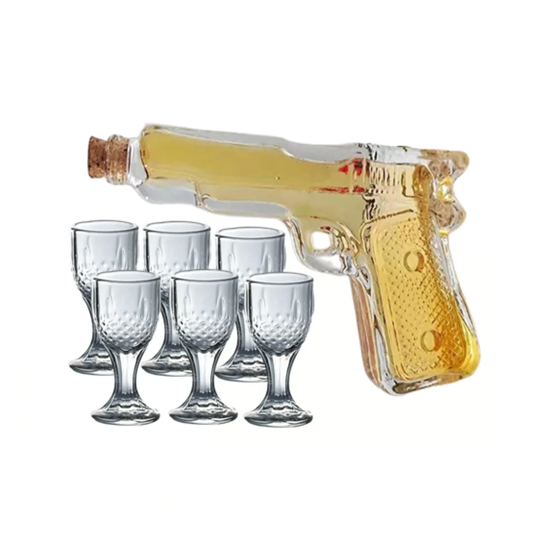Lexus Cordial de Vidrio Vasos de chupito japonés mini Puerto glassic Whisky Vino Baijiu Barra de la parte Conjunto de 6 Taza 1 Pistola Sobrio taza de la botella