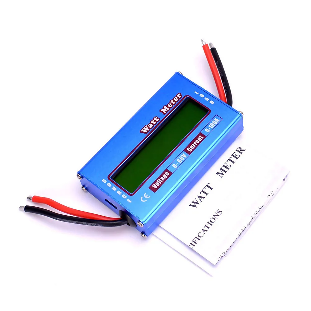 Pantalla Digital LCD Azul DC 60V 100A Equilibrio de la Tensión de Alimentación de la Batería del Analizador de Watt Meter el Comprobador de Equilibrador de Cargador de RC Herramientas de